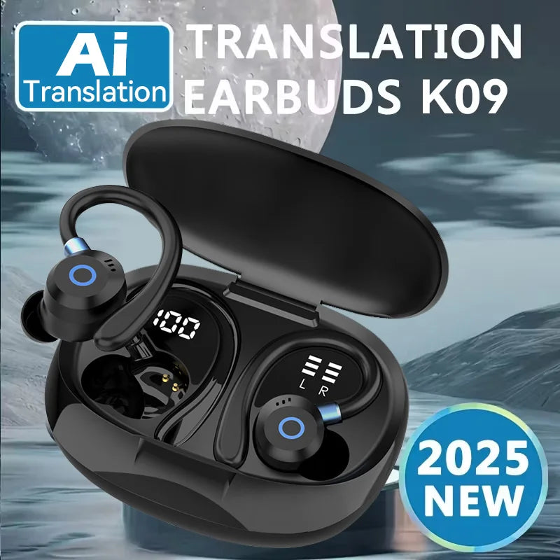 Wireless Bluetooth Earbuds | Active Noise-Cancellation & Digital Display