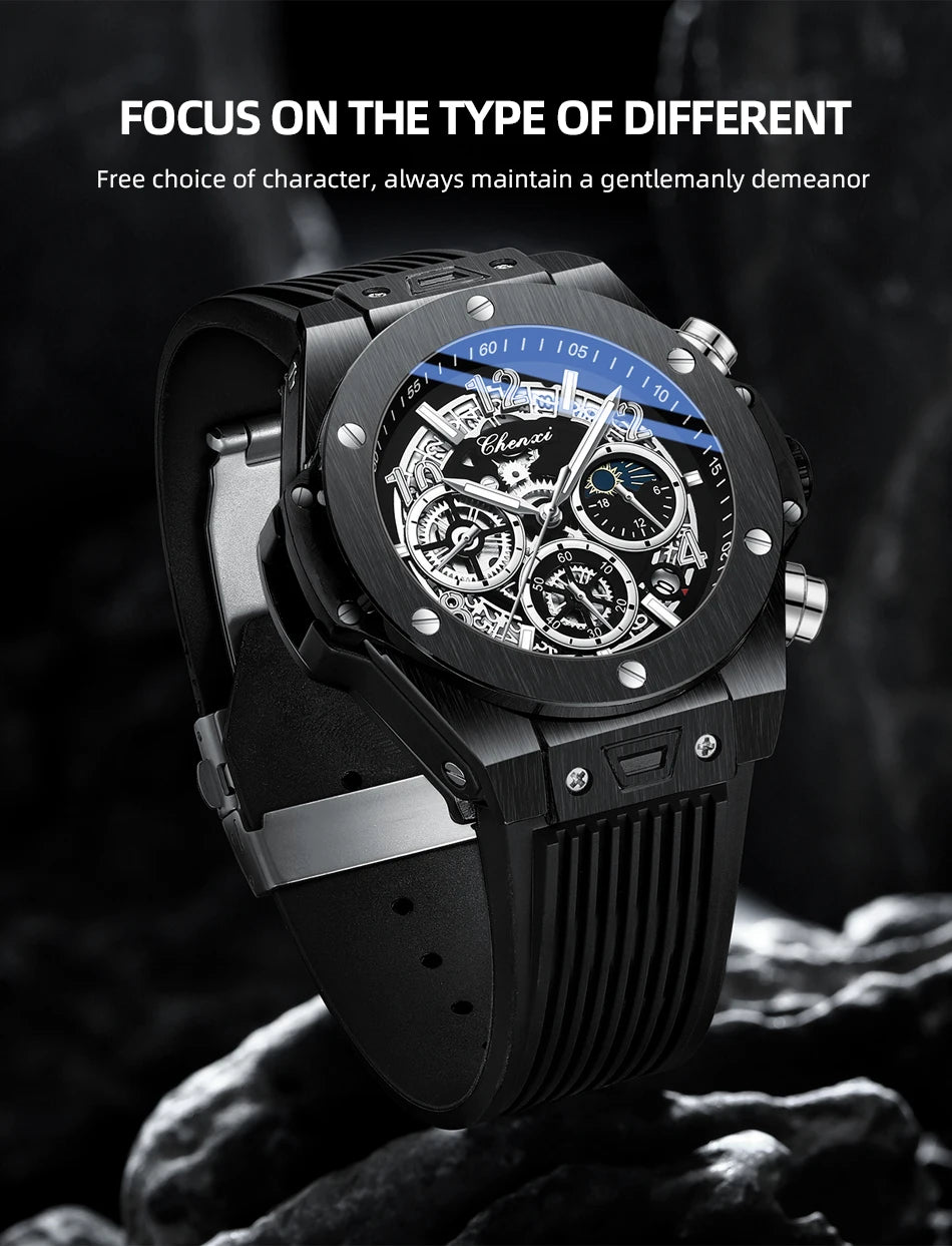 Multifunctional Waterproof Military Sports Watch for Men