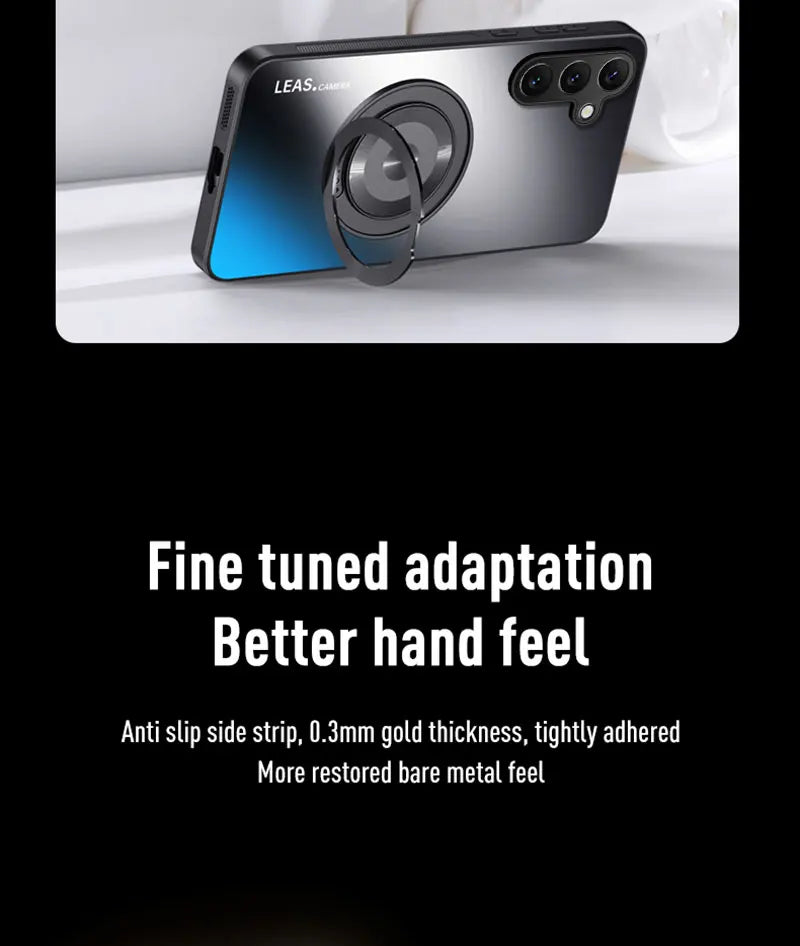For Samsung A05 A06 A14 A15 A16 A35 A36 A56 A24 A34 A54 A25 A35 A55 A17 Magnetic Ring Stand Back Phone Case Ring Protect Cover