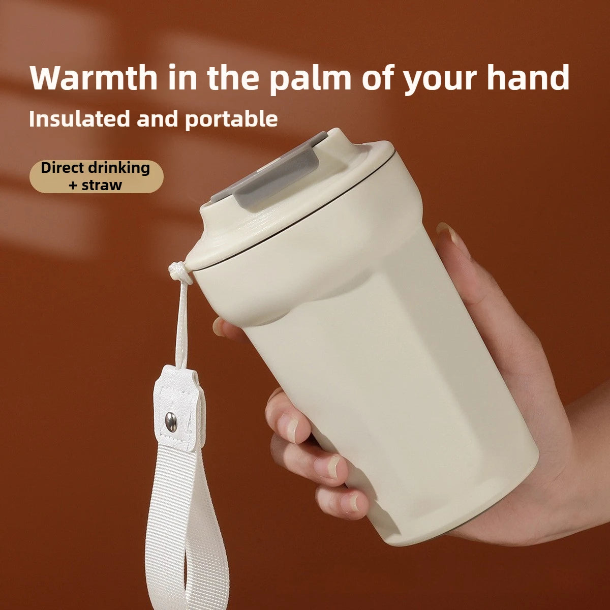 Vacuum Insulated Travel Mug | Smart Temp Display for Hot & Cold Drinks