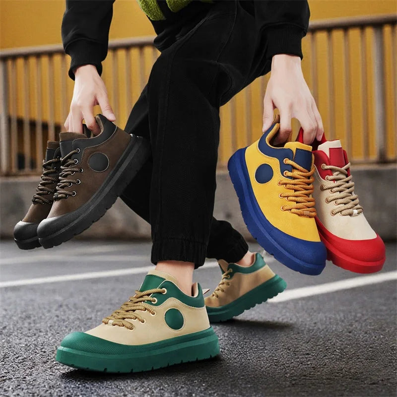 Men's Mid-Top Casual Ankle Boots | Stylish & Durable Sports Shoes