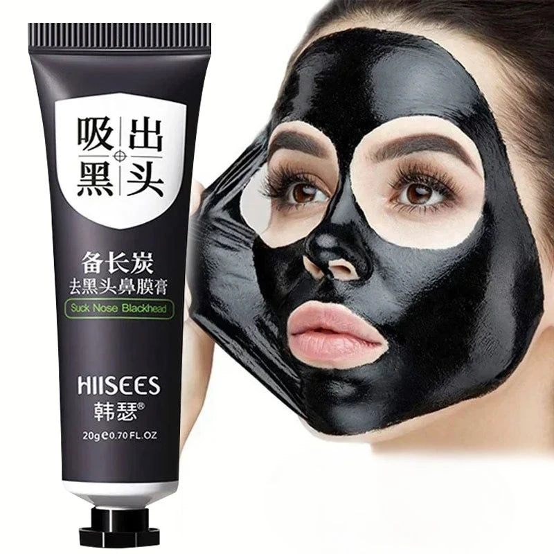 Bamboo Charcoal Blackhead Remover Mask | Pore Shrink & Acne Care