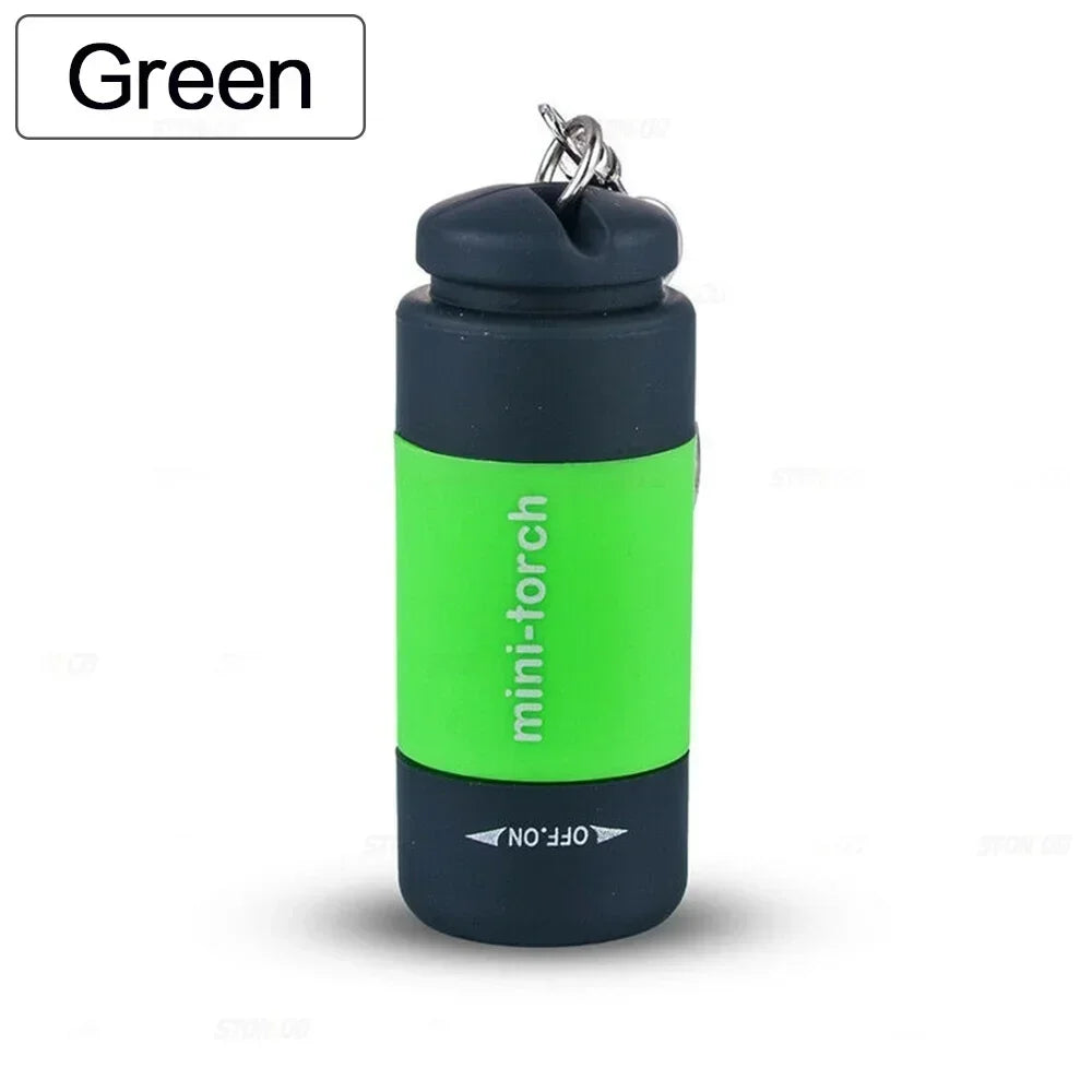 Waterproof Mini Keychain Flashlight | USB Rechargeable LED Light