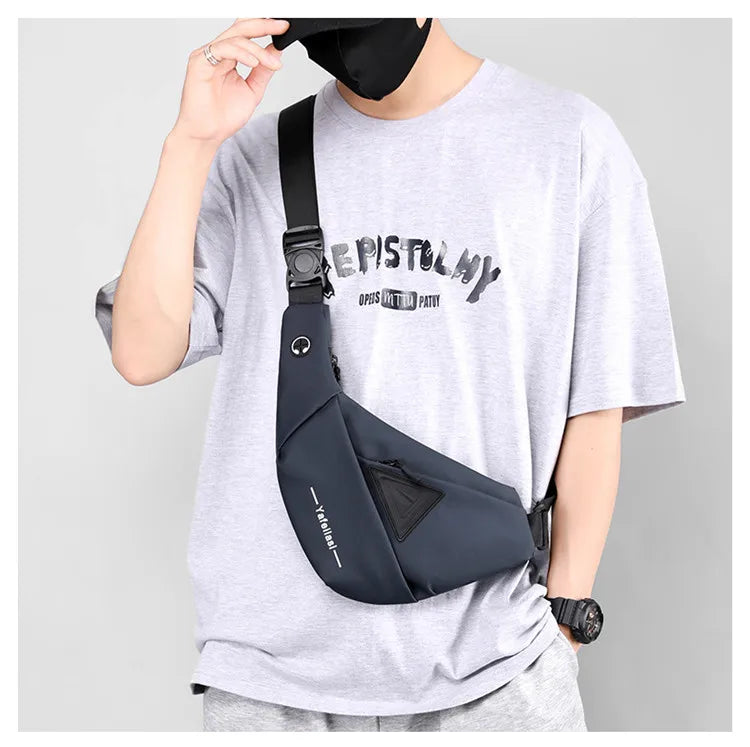 Small Sling Chest Bag for Men | Anti-Theft Mini Travel Shoulder Bag