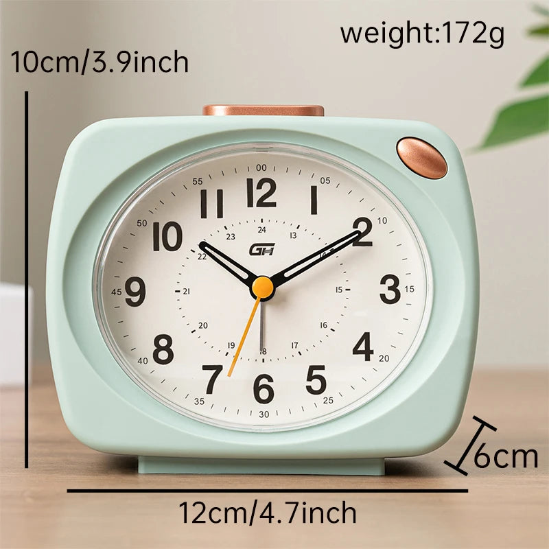 Modern Music Alarm Clock with Snooze and Night Light Function