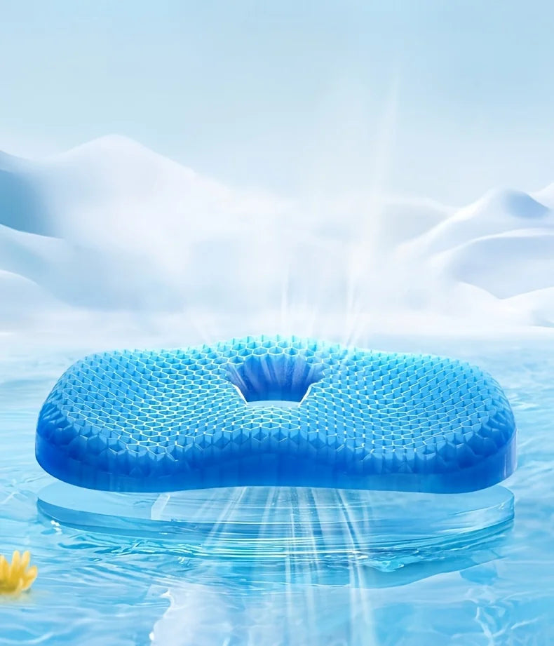 Comfortable Gel U-Shaped Seat Cushion | Ergonomic & Supportive