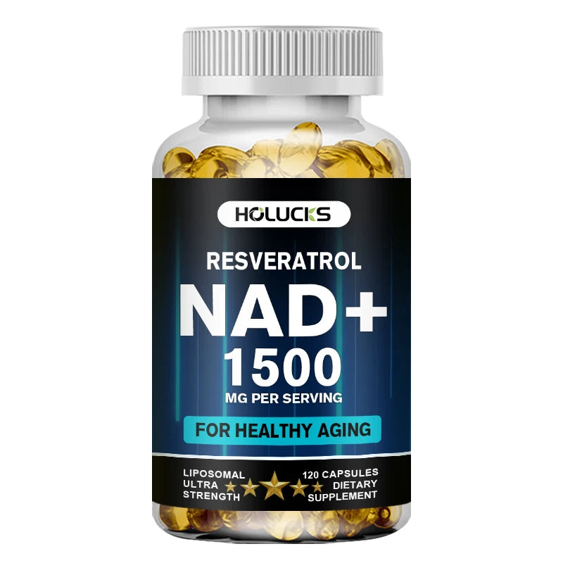 NAD+ Resveratrol Capsules | Support Cellular Health & Anti-Aging