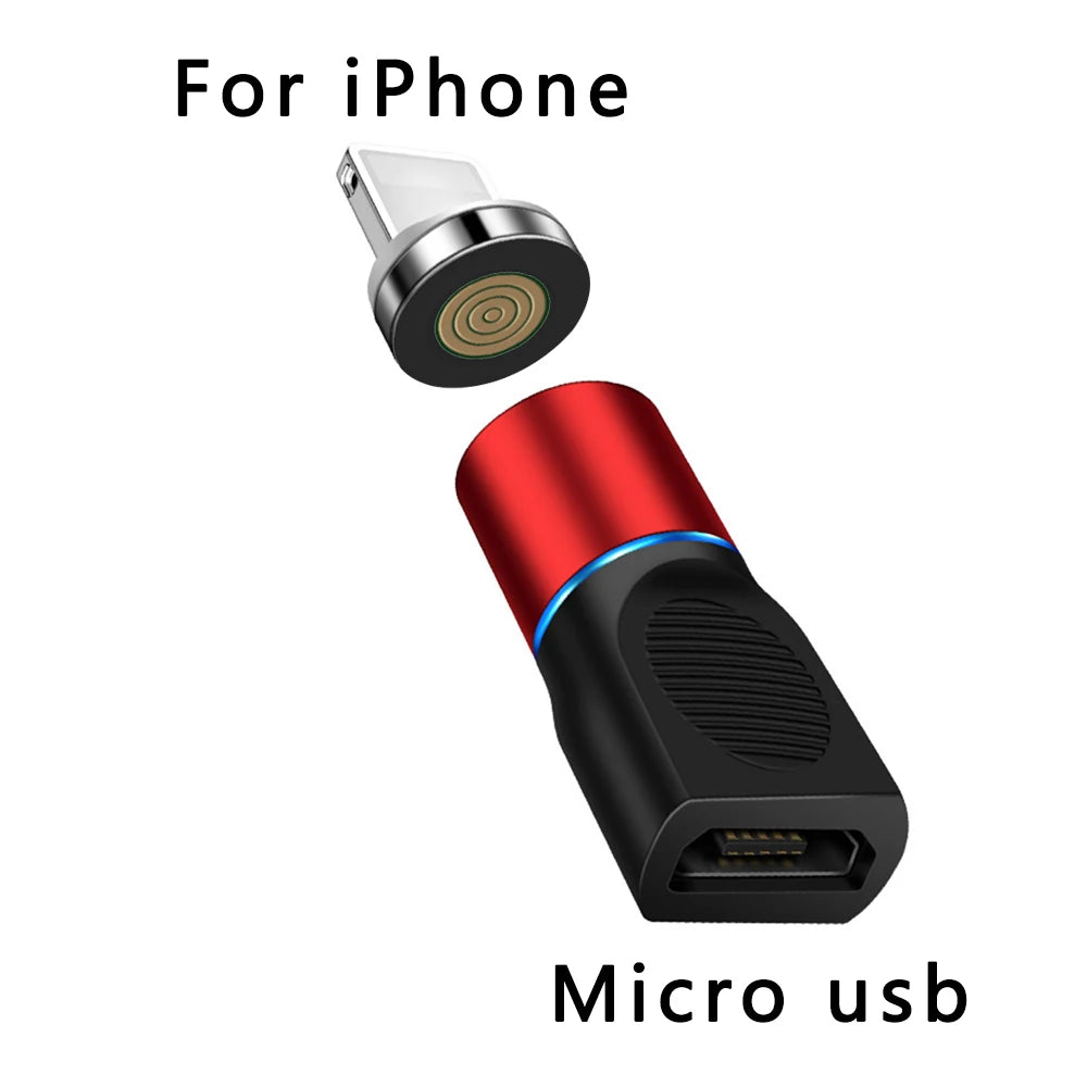Magnetic Micro to Type C Adapter | Lightning Converter for Devices