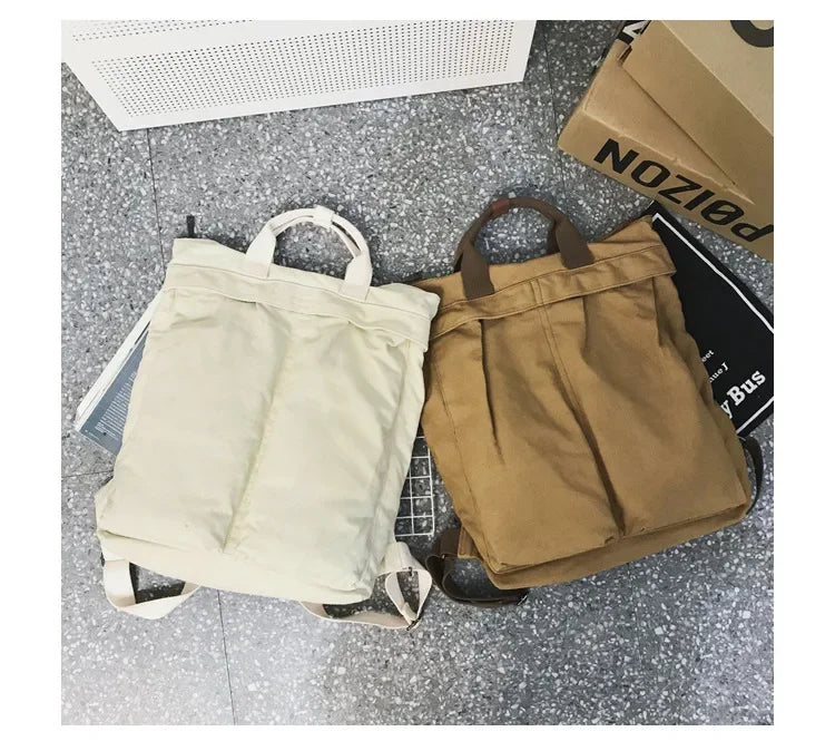 High Capacity Solid Color Backpack for Women & Teens | Travel & School Bag
