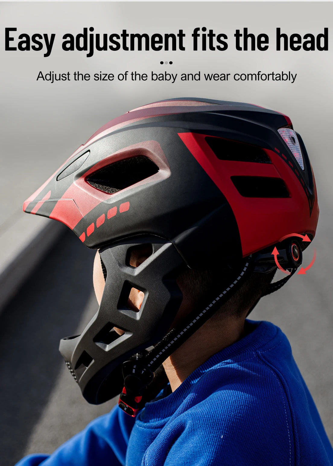 Children's Full Face Bike Helmet | Lightweight & Breathable Safety Gear