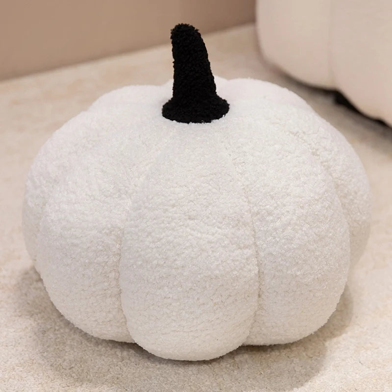 Halloween Pumpkin Plush Pillow | Cozy Decorative Cushion for Fall