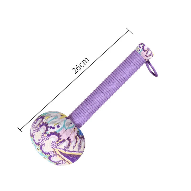 Long-Handled Wormwood Massage Hammer | Lymphatic Drainage Tool