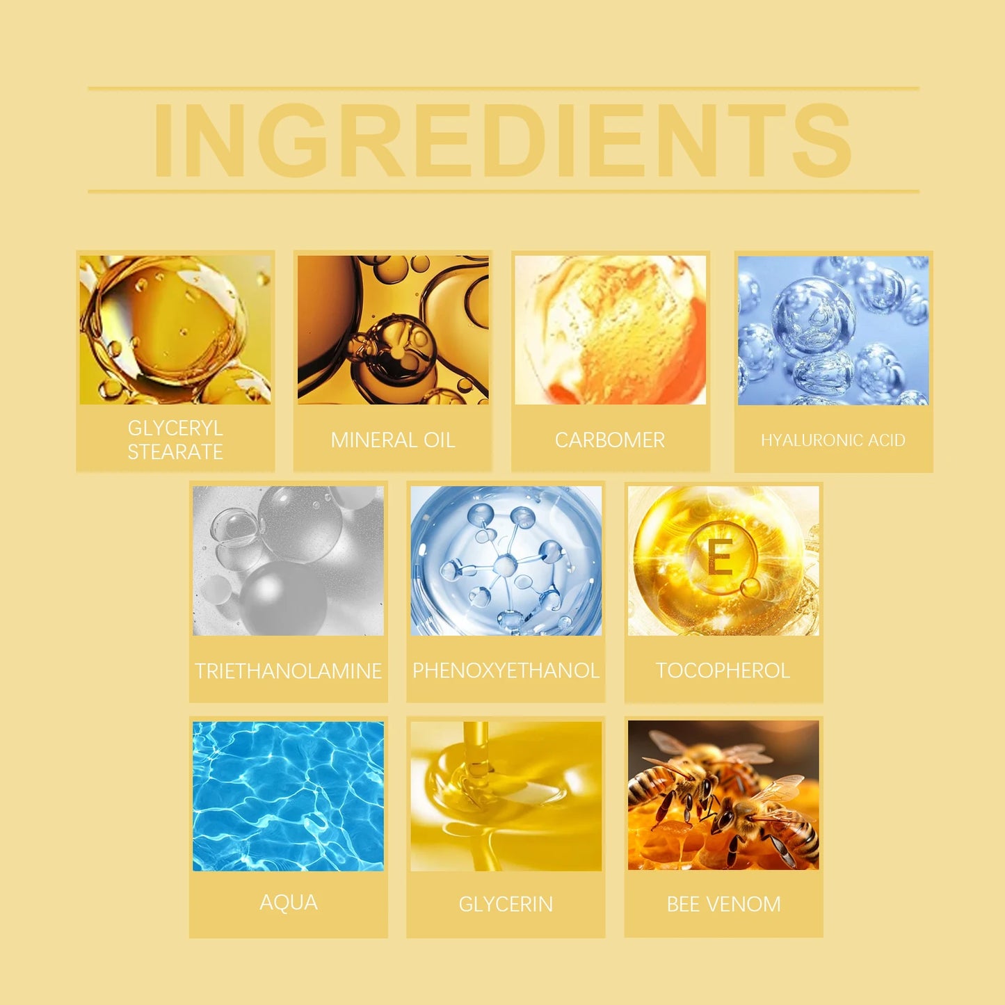 Bee Venom Cream for Anti-Aging | Firming & Nourishing Moisturizer
