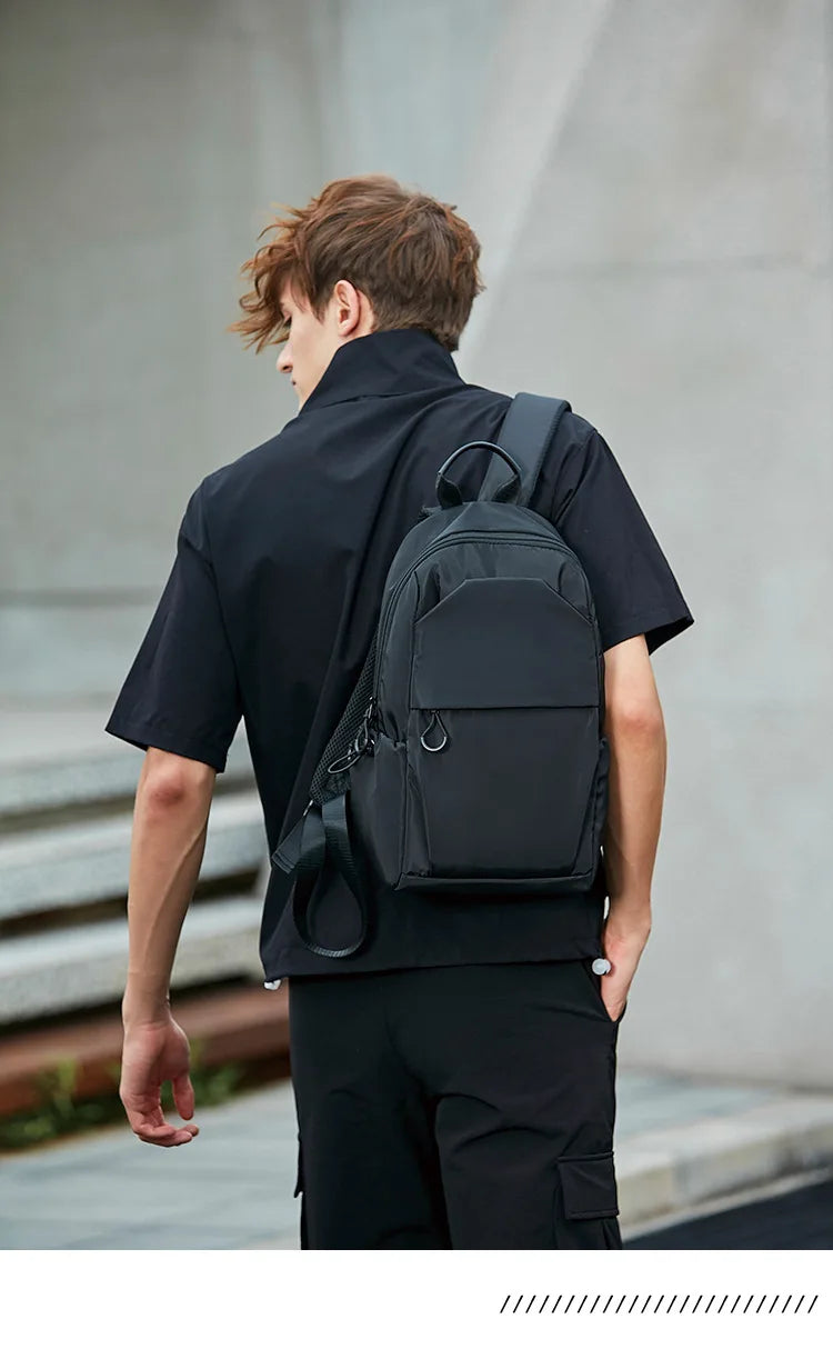 Stylish Small Men's Backpack for School & Outdoor Adventures