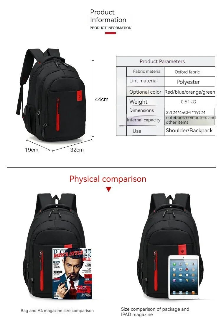 Spacious Fashion Backpack | Stylish and Functional Student Bag