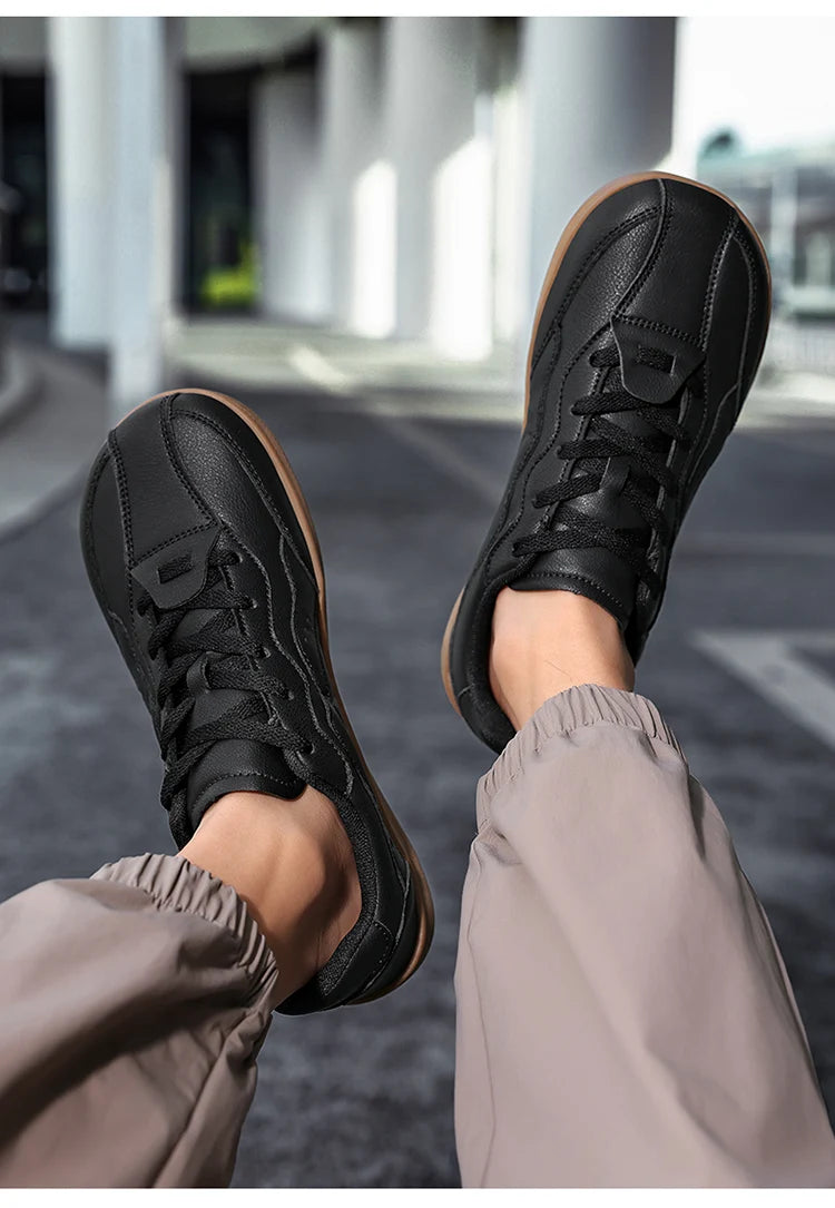 Men's Casual Wide Toe Box Sneakers | Comfortable Non-Slip Trainers