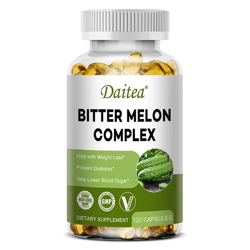 Natural Bitter Melon Extract Capsules | Support Blood Sugar & Fat Burn