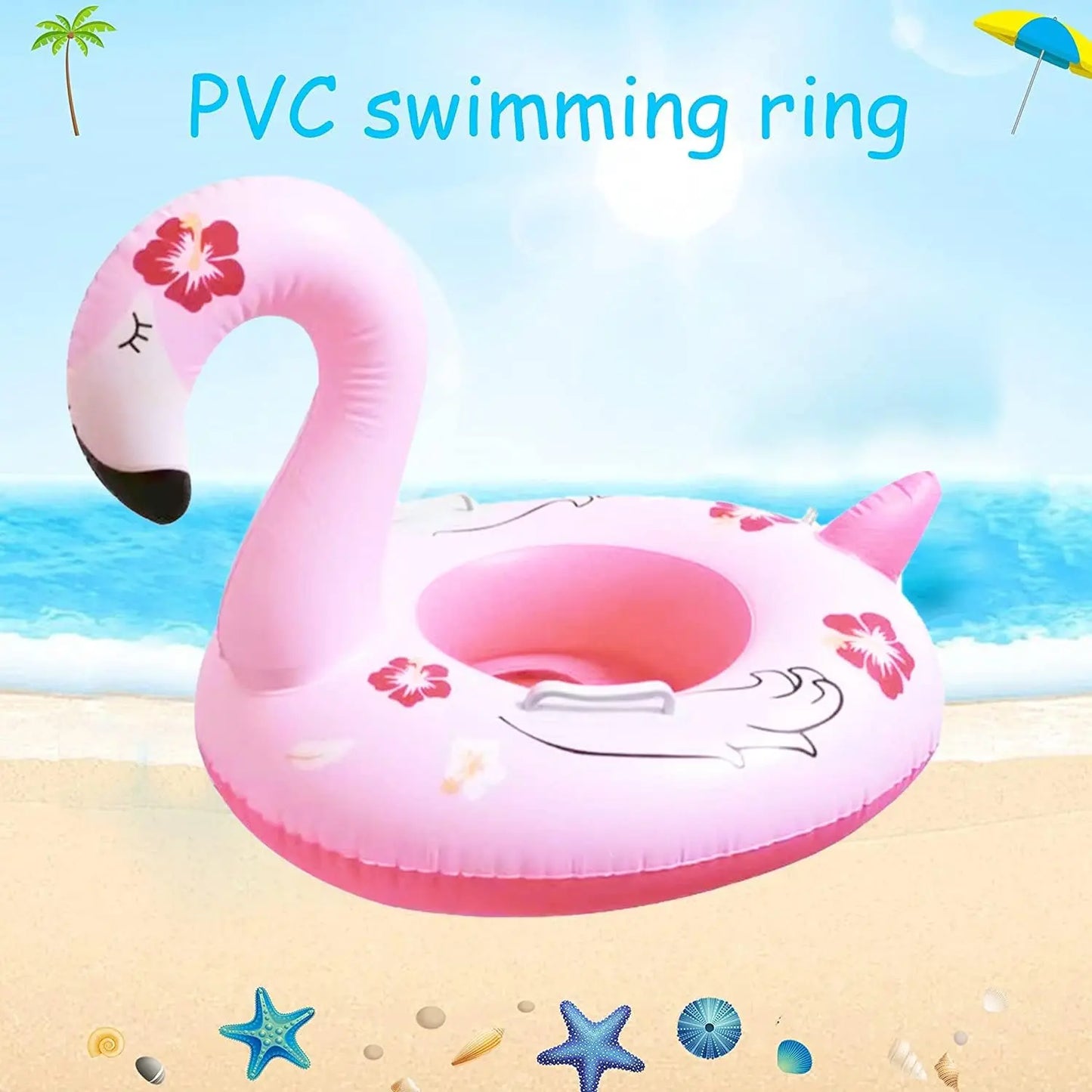 Summer Inflatable Flamingo Floating Seat for Kids | Pool Fun Toy