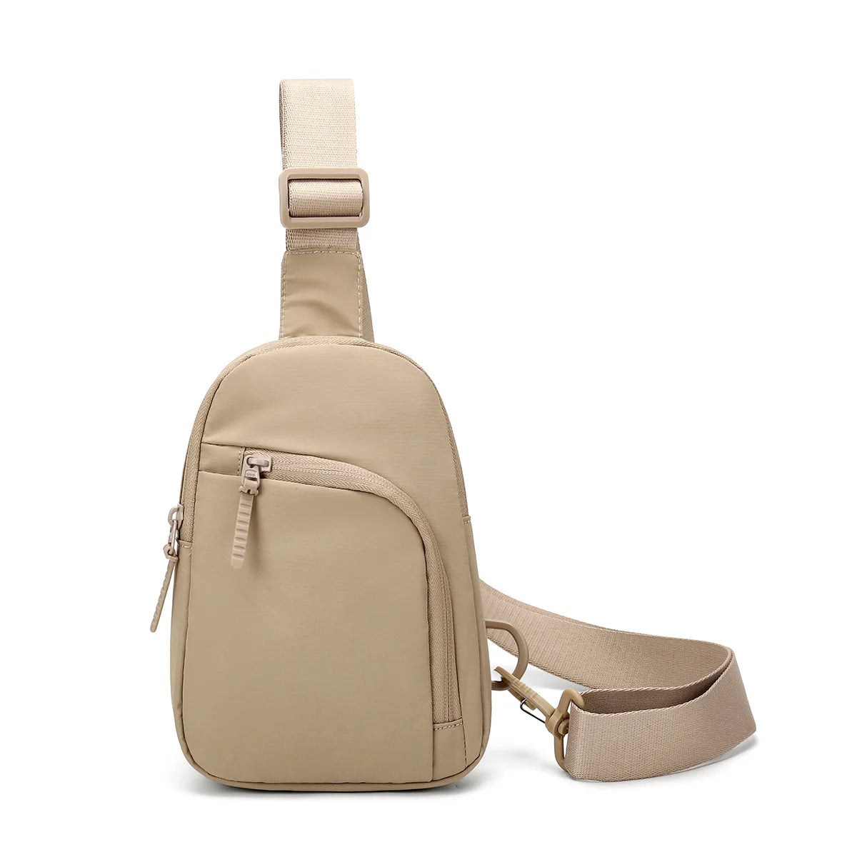 Waterproof PU Leather Sling Bag | Versatile Unisex Chest Bag