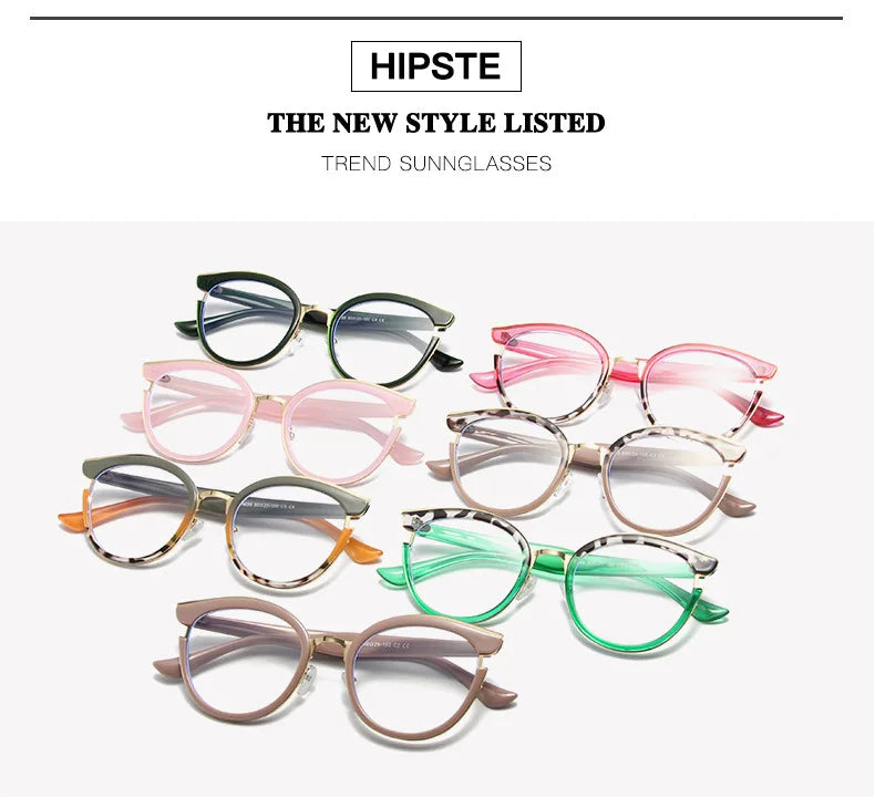 Stylish Cat Eye Eyeglasses | Trendy Colorful Computer Specs