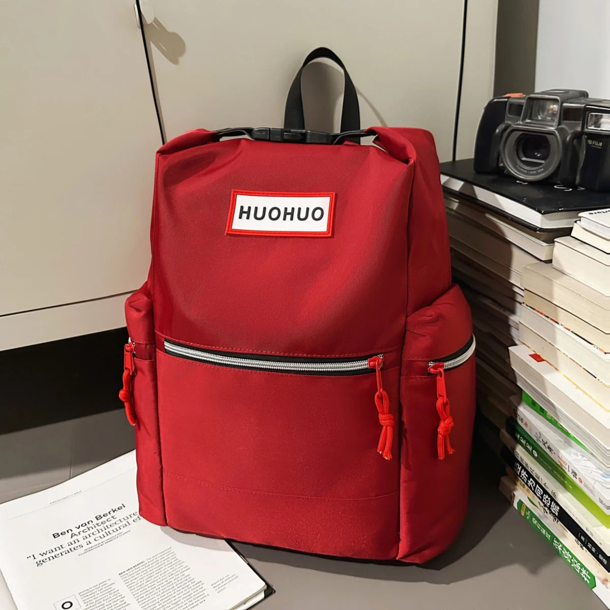 Couple's Backpack, Large Capacity, Lightweight Outdoor Travel Backpack, Fashionable School Bag for Female College Students, High School Students, Junior High School Students, for Class and Sports