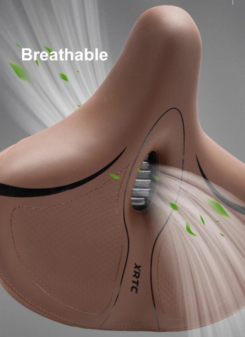 Oversized Comfortable Bike Seat | Soft Waterproof Replacement Saddle