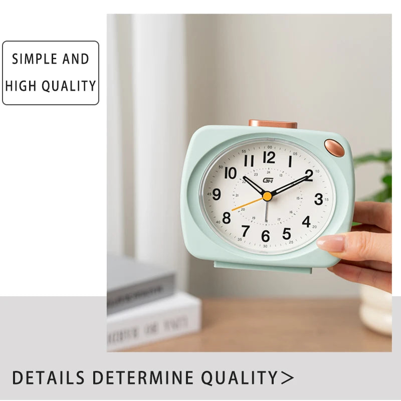 Modern Music Alarm Clock with Snooze and Night Light Function