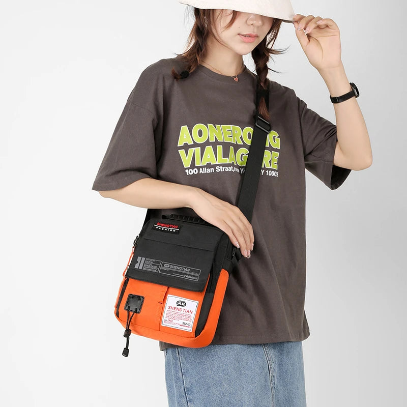Waterproof Anti-Theft Sling Bag | Multi-Pocket Messenger for Travel