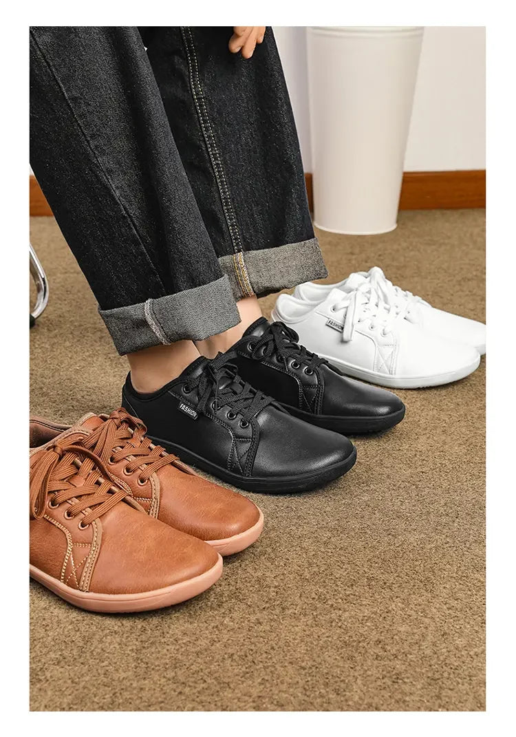 Lightweight Black Barefoot Walking Shoes for Men and Women