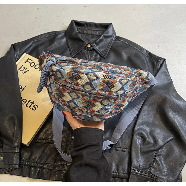 Stylish Corduroy Belt Bag for Women | Versatile Fanny Pack