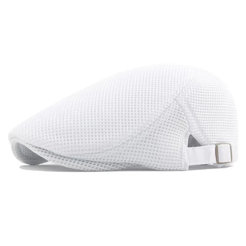 Men's Adjustable Mesh Newsboy Caps | Trendy Spring & Summer Style
