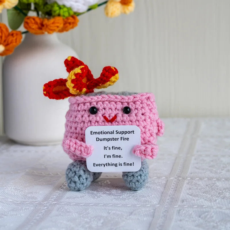 Muñeco de tiburón de ganchillo hecho a mano | Regalo de decoración del hogar con energía positiva