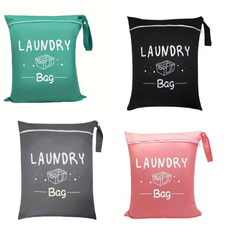 Waterproof Reusable Laundry Bags with Zip | Perfect for Travel & Fitness