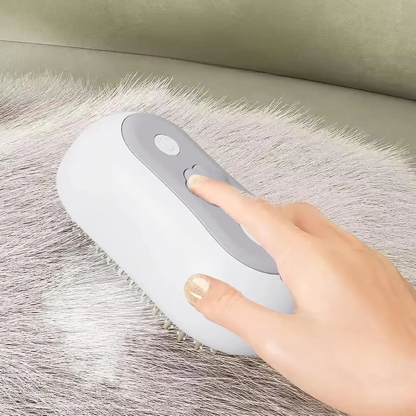 3-in-1 Electric Grooming Comb for Cats & Dogs | Steam Massage Tool