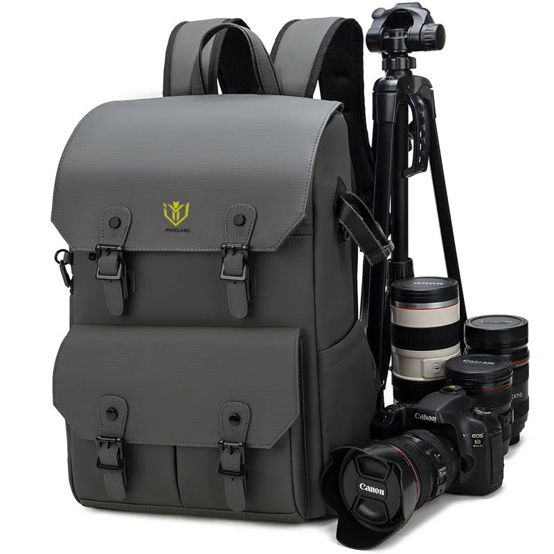 Waterproof Dual-Shoulder Camera Bag | Large Capacity Backpack