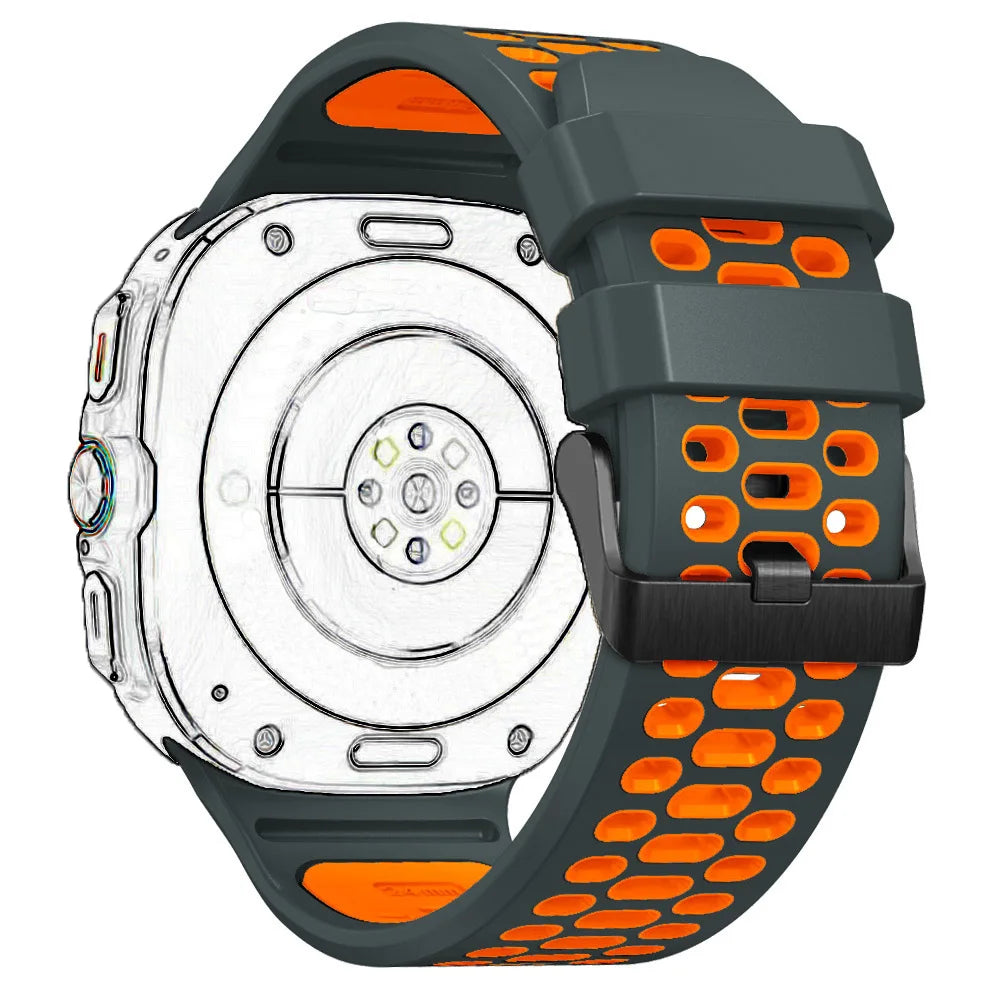 Silicone Breathable Band for Sports Watches | Comfortable Strap