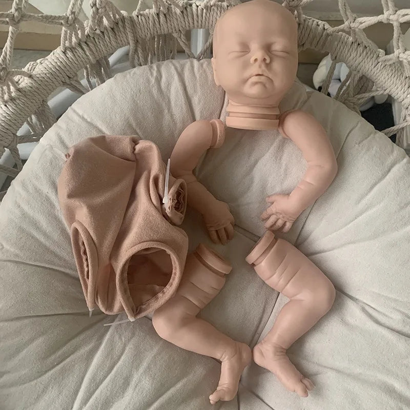 18-Inch Reborn Doll Kit | DIY Unfinished Baby Doll Parts for Customization