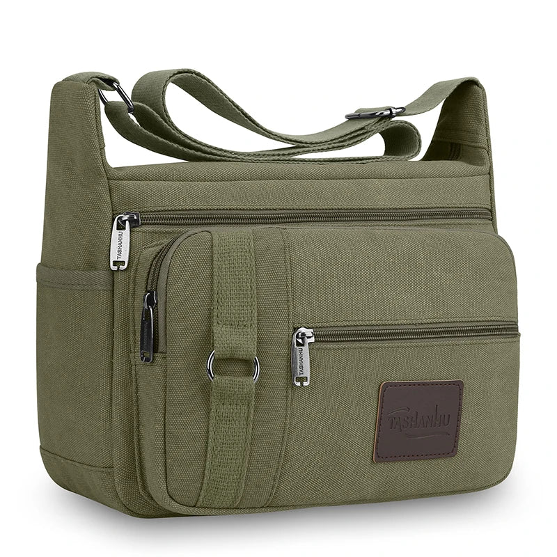 Men's Canvas Shoulder Bags | Stylish Crossbody Messenger Bags