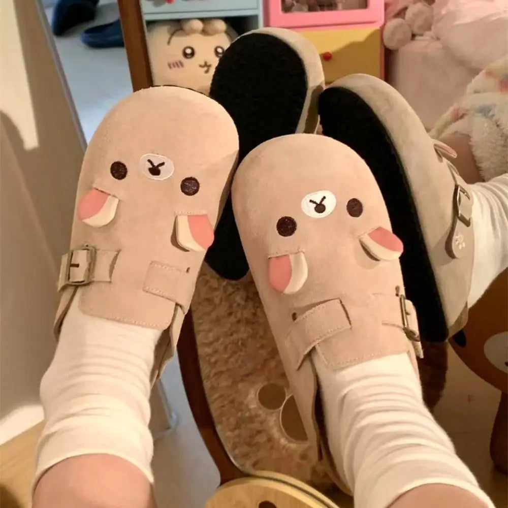 Cute Cartoon Women’s Thick Sole Slippers | Cozy Indoor Footwear