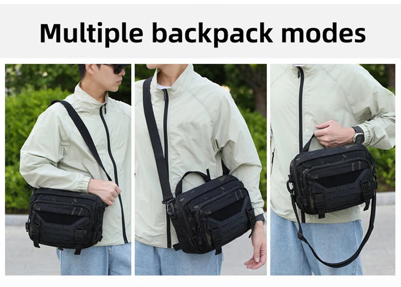 Bolso cruzado táctico para hombre | Perfecto para viajes y uso al aire libre