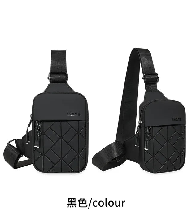Stylish Crossbody Small Bag | Fashionable Rhombus Grid Design