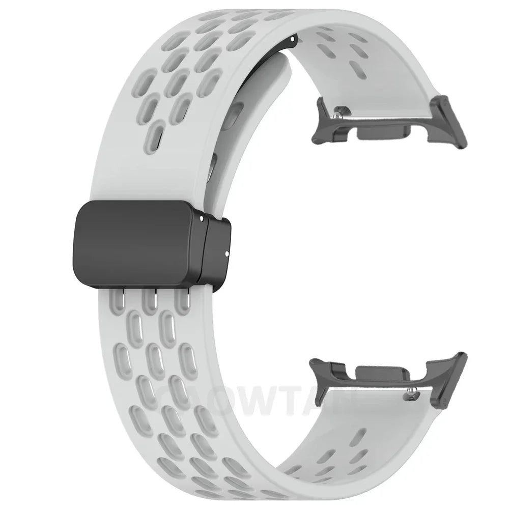 Breathable Sports Silicone Strap for Galaxy Watch | Magnetic Clasp