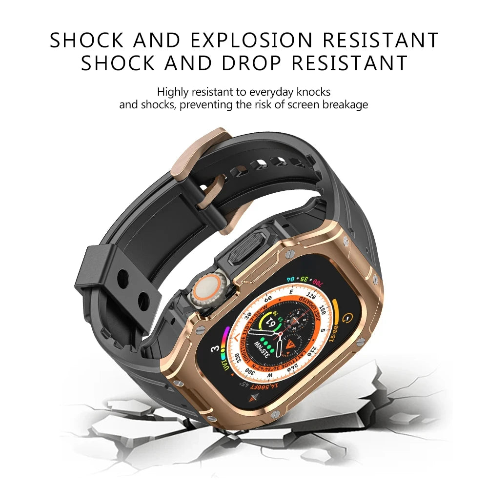 TPU Case and Sport Rubber Strap for 49mm Smartwatch | Durable & Stylish