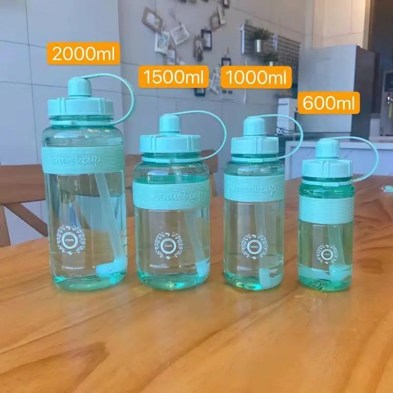 Large Capacity Summer Water Bottle with Straw | BPA Free Fitness