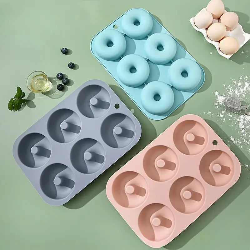 Silicone Non-Stick Donut and Muffin Baking Mold Tool