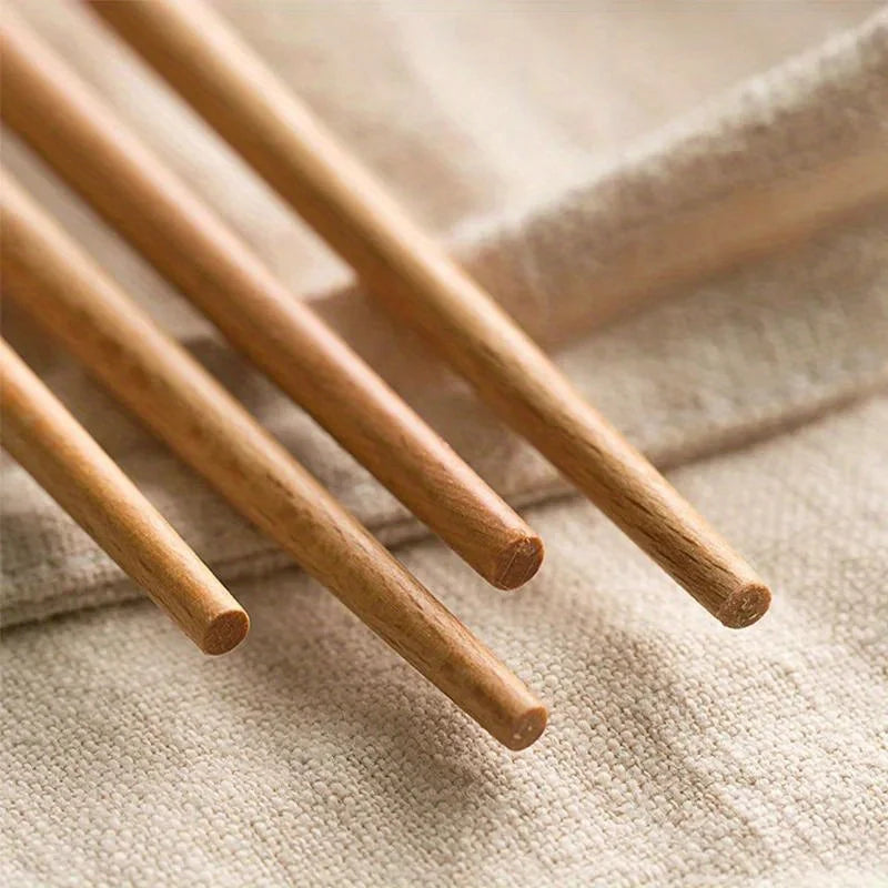 Extra Long Wooden Chopsticks | Polished Beech for Cooking & Dining