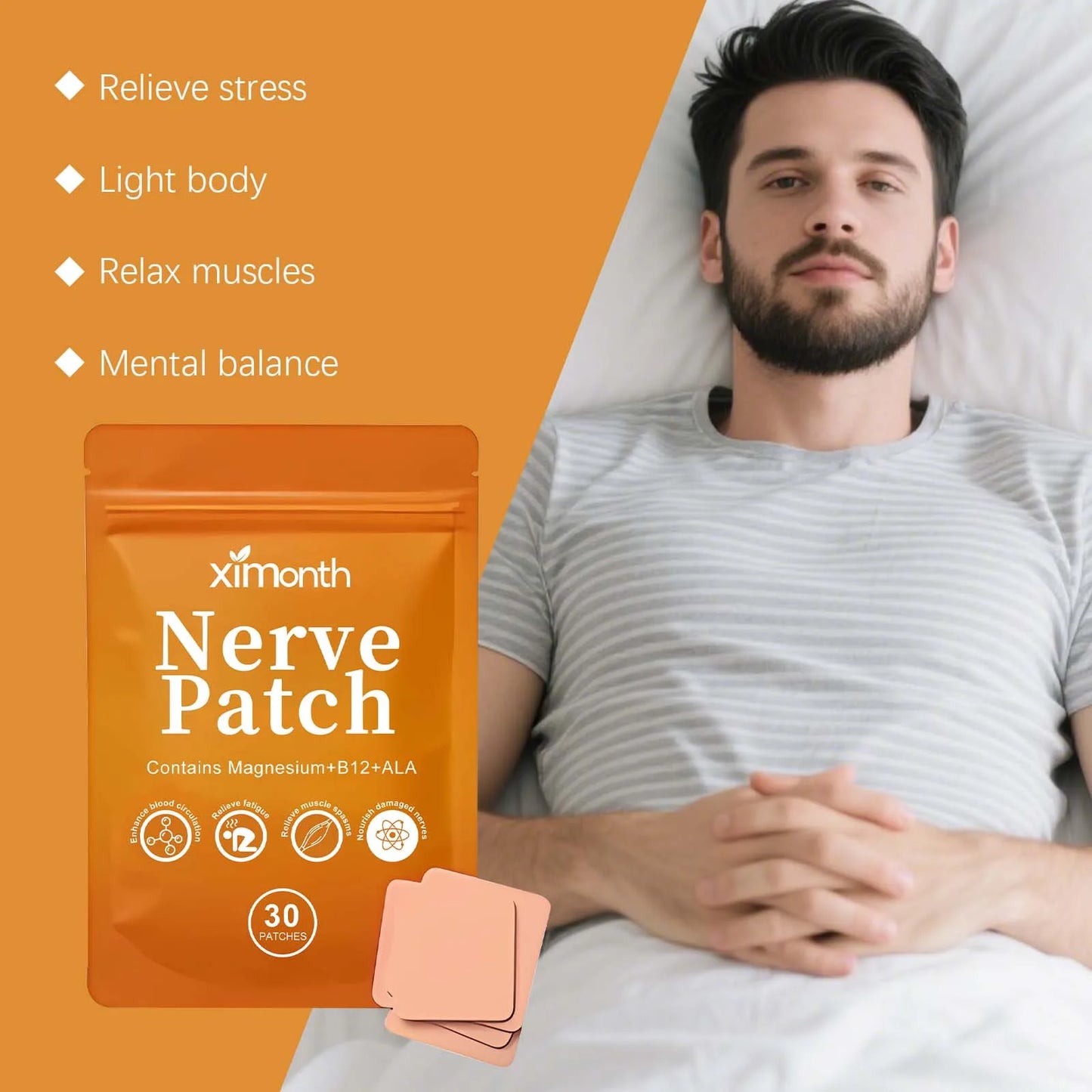 Stress Relief Sleep Aid Patch | Improve Sleep Quality & Reduce Anxiety