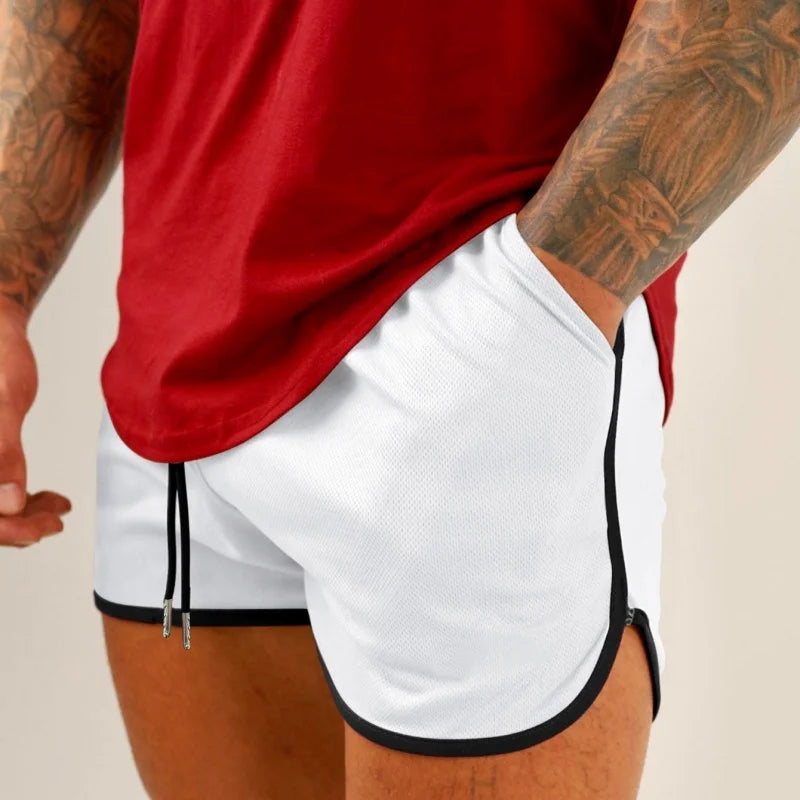 Men's Quick Drying Breathable Mesh Fitness Shorts for Summer