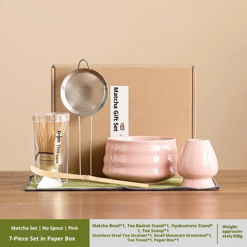 7pcs Matcha Tea Set | Complete Matcha Making Tools
