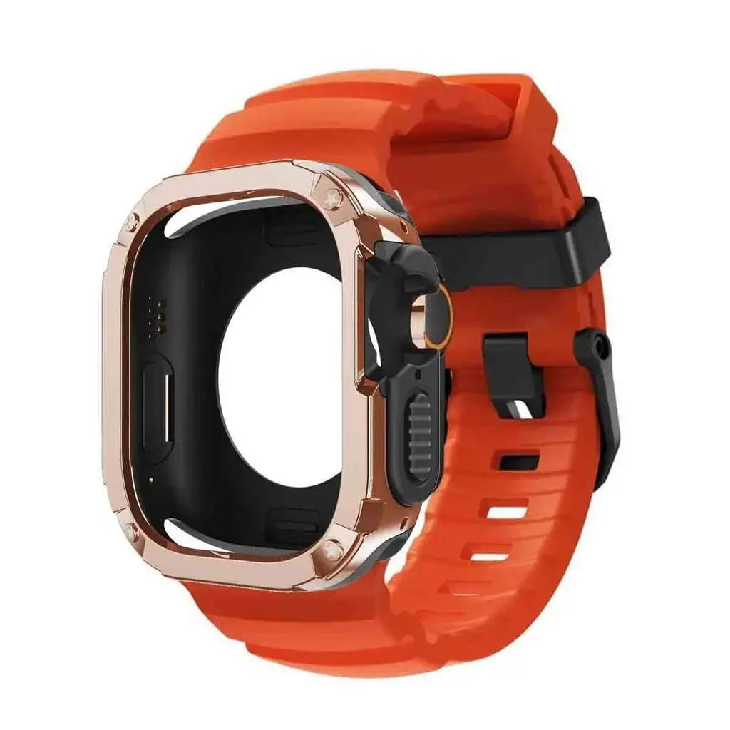 Waterproof Silicone Strap and Case for Smartwatches | Durable & Stylish